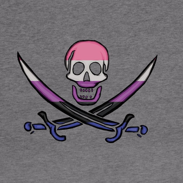 Genderfluid Pirate Pride by BeSmartFightDirty